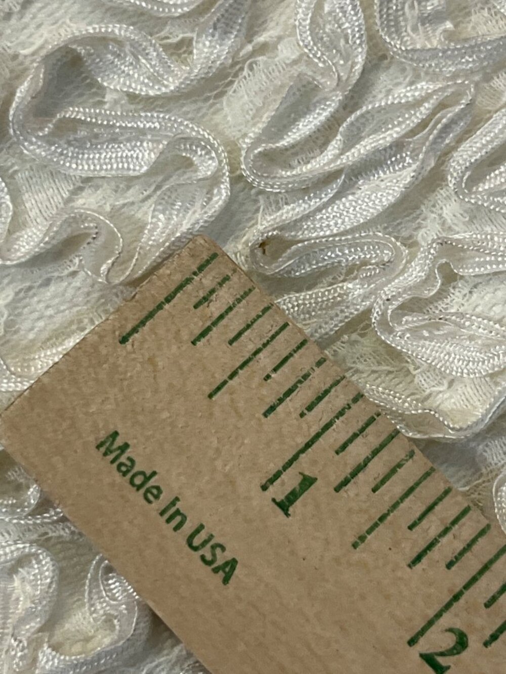 Vintage Jack Bryan Cream Lace Maxi Dress Womens XS? (0-2) Long Sleeve Boho USA - Picture 13 of 16